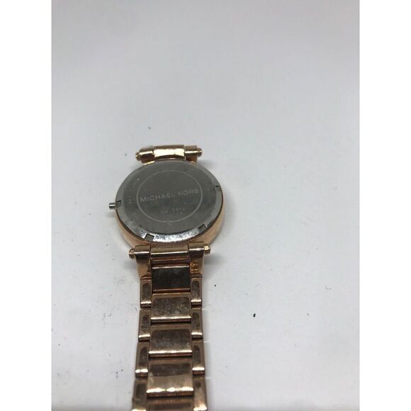 Michael Kors Watch Bracelet Links Case Parts Partial Band 18/16mm Rose Gold T480 - Picture 5 of 5